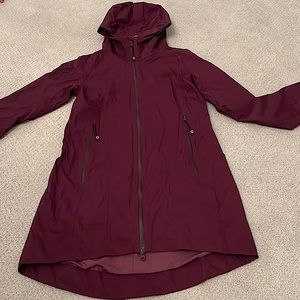 Burgundy Lululemon Rain Coat